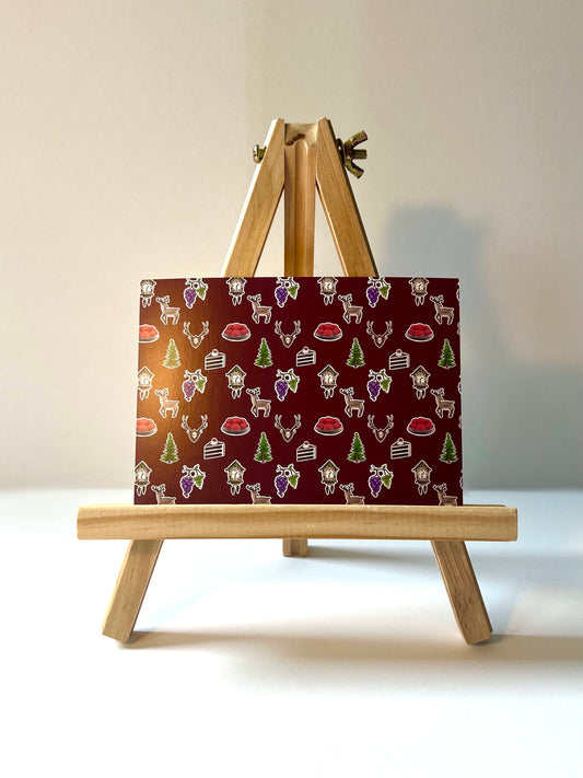 Postkarte "black forest"