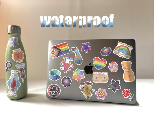 Sticker Protest Wasserfest